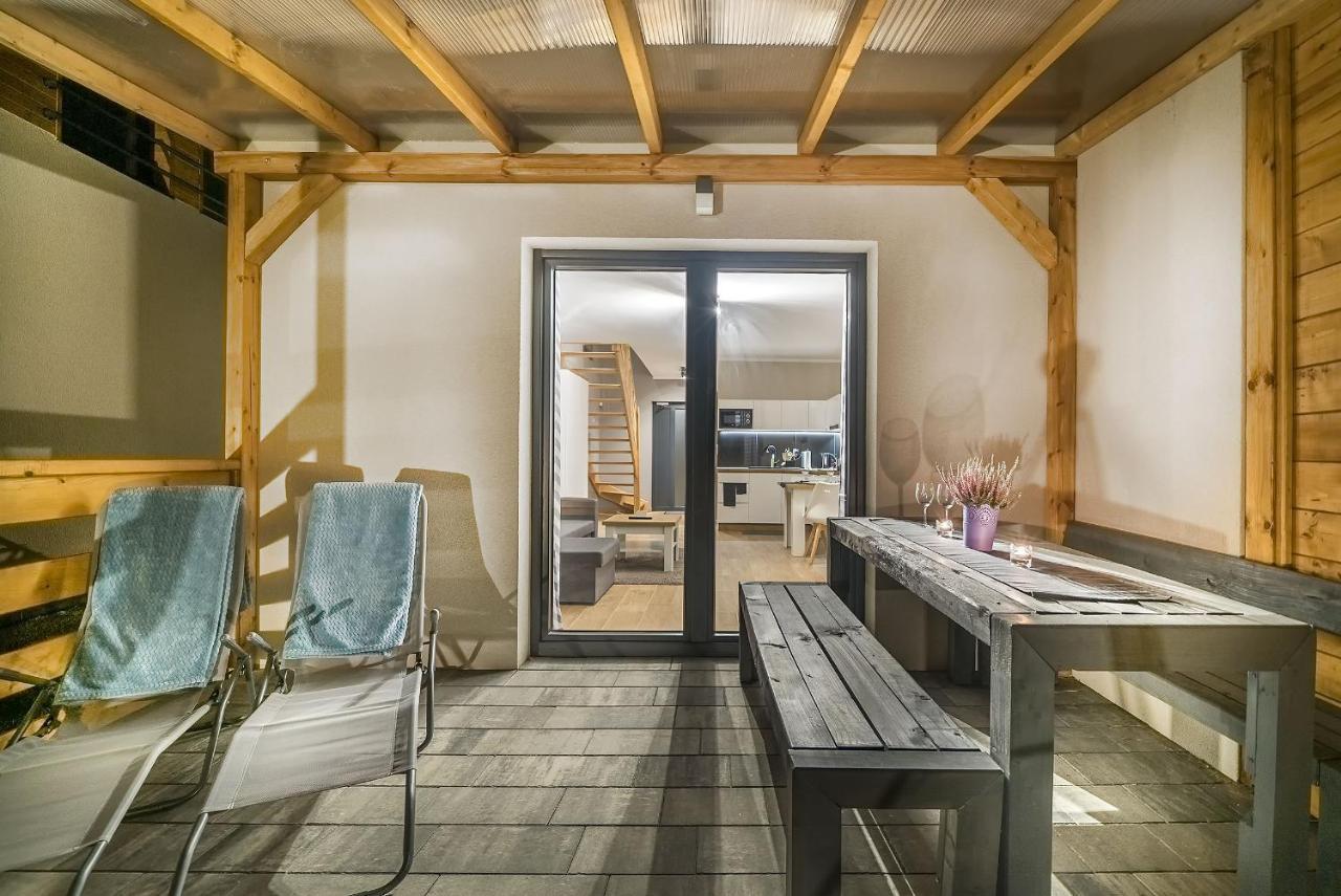 Domki Zlote Piaski Kryty Basen Sauna Jacuzzi Jastrzębia Góra Exteriér fotografie